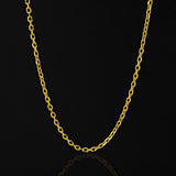 Corrente Masculina Cartier 70 cm Banhado em Ouro 18K
