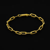 Pulseira Masculina Cartier Grossa Banhado em Ouro 18K