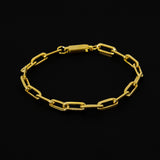 Pulseira Masculina Cartier Grossa Banhado em Ouro 18K