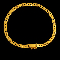 Pulseira Piastrine Banhado a Ouro 18K