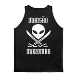Regata Mansão Maromba - Estampa Azul/Rosa tamanho único