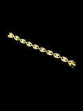 Pulseira Masculina Piastrine Ice Cravejada Zircônia | Banhada a Ouro 18k