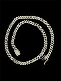 Cordão Masculino Grumet Ice Cravejado 10mm 60cm - Mansão Joias