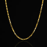 Corrente Veneziana Longa Banhado em Ouro 18K