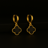 Brinco Vintage Alhambra Banhado em Ouro 18K