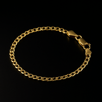 Pulseira Grume Flat 2,4MM / 21 Cm