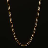 Corrente Masculina Cartier  70 cm Banhado em Ouro 18K