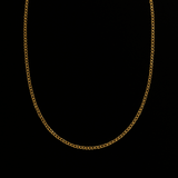 Corrente Grume Curta 0.80/ 60Cm Banhado em Ouro 18K