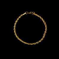 Corrente e Pulseira Baiano Banhado a Ouro 18k com Fecho Inteligente Reforçado