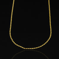 Corrente Masculina Piastrine Banhado em Ouro 18K